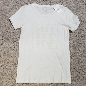 J.crew mistletoe Collector Tee Size XS NWT